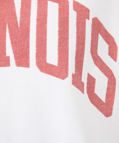 Rouge vif la cle（ルージュヴィフラクレ）の「【REMI RELIEF / レミレリーフ】LW加工/ロゴT/ILLNOIS（Tシャツ/カットソー・レディース・レッド/ホワイト/ブラック/グレー・フリー）」の11枚目の写真