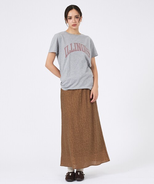 Rouge vif la cle（ルージュヴィフラクレ）の「【REMI RELIEF / レミレリーフ】LW加工/ロゴT/ILLNOIS（Tシャツ/カットソー・レディース・レッド/ホワイト/ブラック/グレー・フリー）」の12枚目の写真