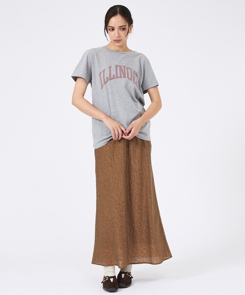 Rouge vif la cle（ルージュヴィフラクレ）の「【REMI RELIEF / レミレリーフ】LW加工/ロゴT/ILLNOIS（Tシャツ/カットソー・レディース・レッド/ホワイト/ブラック/グレー・フリー）」の13枚目の写真