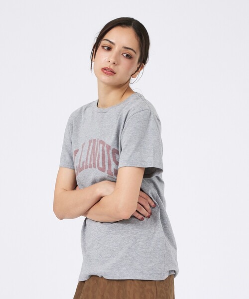 Rouge vif la cle（ルージュヴィフラクレ）の「【REMI RELIEF / レミレリーフ】LW加工/ロゴT/ILLNOIS（Tシャツ/カットソー・レディース・レッド/ホワイト/ブラック/グレー・フリー）」の15枚目の写真