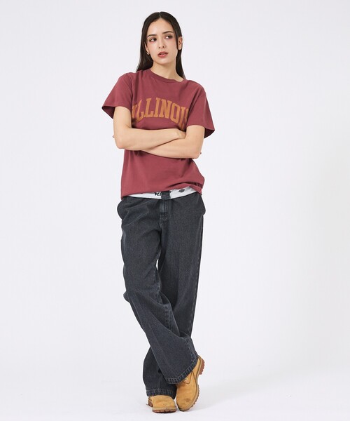 Rouge vif la cle（ルージュヴィフラクレ）の「【REMI RELIEF / レミレリーフ】LW加工/ロゴT/ILLNOIS（Tシャツ/カットソー・レディース・レッド/ホワイト/ブラック/グレー・フリー）」の19枚目の写真