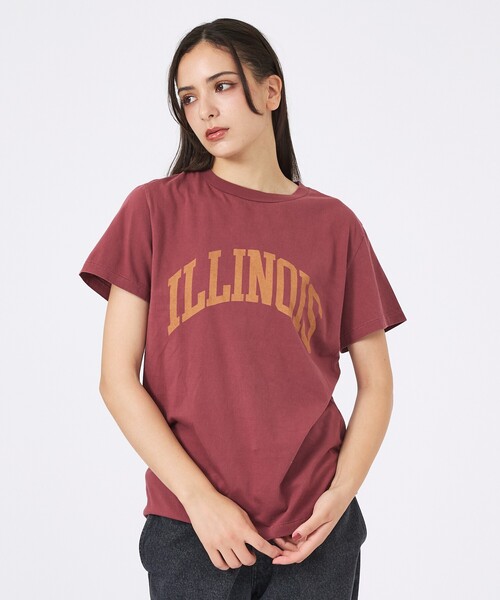 Rouge vif la cle（ルージュヴィフラクレ）の「【REMI RELIEF / レミレリーフ】LW加工/ロゴT/ILLNOIS（Tシャツ/カットソー・レディース・レッド/ホワイト/ブラック/グレー・フリー）」の21枚目の写真