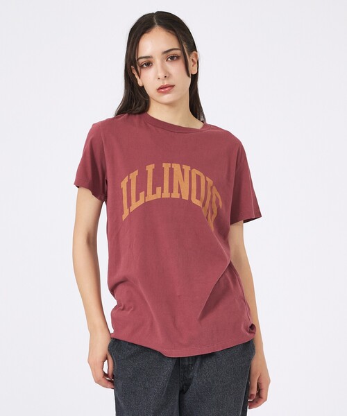 Rouge vif la cle（ルージュヴィフラクレ）の「【REMI RELIEF / レミレリーフ】LW加工/ロゴT/ILLNOIS（Tシャツ/カットソー・レディース・レッド/ホワイト/ブラック/グレー・フリー）」の22枚目の写真