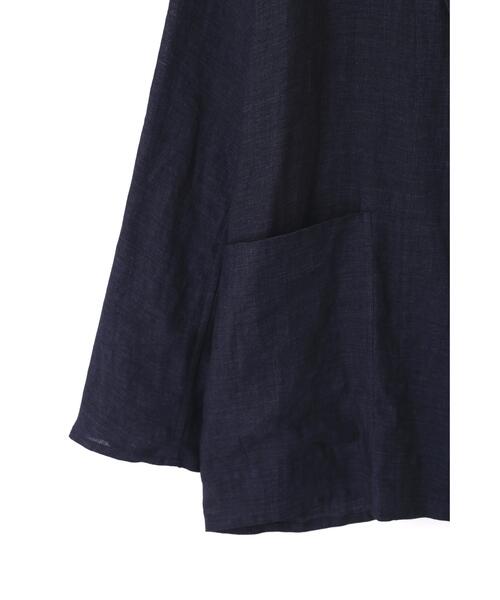 YLEVE（イレーヴ）の「YLEVE / LINEN POPLIN JACKET（テーラードジャケット・レディース・カーキ/ネイビー・1/0）」の15枚目の写真