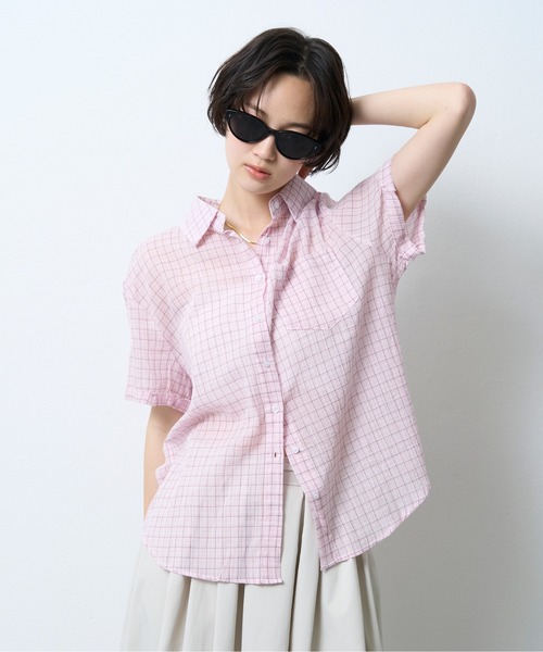 Soft Check Half Sleeve Shirt — мягкая клетчатая рубашка с коротким рукавом