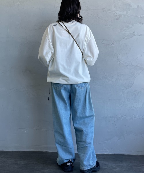 NANGA（ナンガ）の「【WEB先行予約】[NANGA/ナンガ] 別注 ドローコード付き ポケットロングスリーブTシャツ（Tシャツ/カットソー・レディース・ホワイト/ブラック・M/S/L）」の15枚目の写真