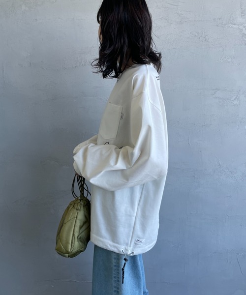 NANGA（ナンガ）の「【WEB先行予約】[NANGA/ナンガ] 別注 ドローコード付き ポケットロングスリーブTシャツ（Tシャツ/カットソー・レディース・ホワイト/ブラック・M/S/L）」の17枚目の写真