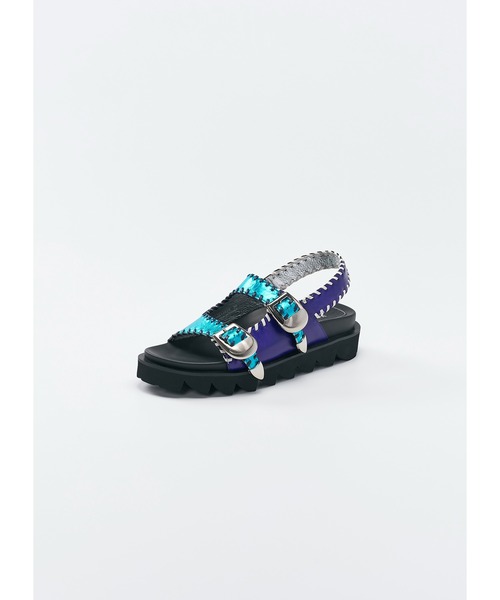 VEGE(ベジ)の「VEGE Starfish Sandal(サンダル・レディース・ブラック/マルチ/ホワイト/ブルー・24.5/23.5/25.5)」の11枚目の写真