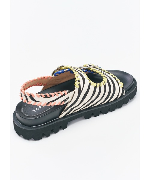 VEGE(ベジ)の「VEGE Starfish Sandal(サンダル・レディース・ブラック/マルチ/ホワイト/ブルー・24.5/23.5/25.5)」の22枚目の写真