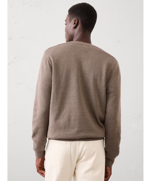 BANANA REPUBLIC FACTORY STORE（バナナリパブリック ファクトリーストア）の「BANANA REPUBLIC FACTORY STORE　　ヘンリーネック セーター（ニット/セーター・メンズ・その他1/ブラウン/その他・S/M/L/XL）」の6枚目の写真