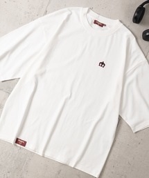 【8】〔merc london/メルクロンドン〕2タイプデザイン ワンポイントロゴ刺繍 クルーネックハーフスリーブTシャツ
