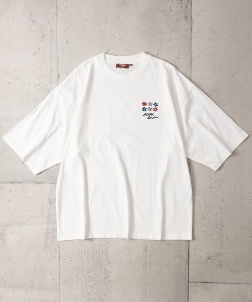 merc london(メルクロンドン)の「【8】〔merc london/メルクロンドン〕2タイプデザイン ワンポイントロゴ刺繍 クルーネックハーフスリーブTシャツ(Tシャツ/カットソー・メンズ・ネイビー系1/グレー系2/ブラック系1/ホワイト系2/ホワイト系1/ブラック系2・LARGE/MEDIUM)」の15枚目の写真