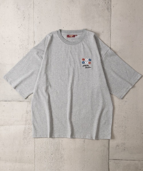 merc london(メルクロンドン)の「【8】〔merc london/メルクロンドン〕2タイプデザイン ワンポイントロゴ刺繍 クルーネックハーフスリーブTシャツ(Tシャツ/カットソー・メンズ・ネイビー系1/グレー系2/ブラック系1/ホワイト系2/ホワイト系1/ブラック系2・LARGE/MEDIUM)」の21枚目の写真