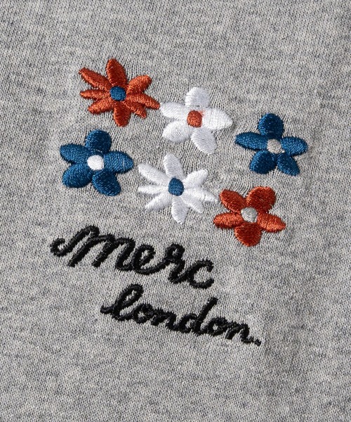 merc london(メルクロンドン)の「【8】〔merc london/メルクロンドン〕2タイプデザイン ワンポイントロゴ刺繍 クルーネックハーフスリーブTシャツ(Tシャツ/カットソー・メンズ・ネイビー系1/グレー系2/ブラック系1/ホワイト系2/ホワイト系1/ブラック系2・LARGE/MEDIUM)」の12枚目の写真