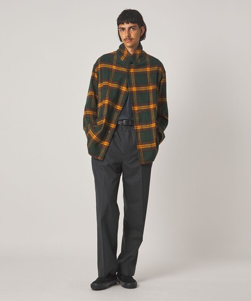 STEVEN ALAN スティーブンアラン スラックス M ブラック Steven Alan＞ ウール トロピカル M1 TYPE III/パンツ（スラックス