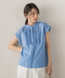 【WEB限定】サスティナコットンライクローンブラウス
