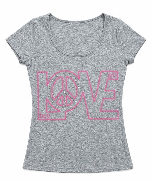 ViViDAY(ビビデー)の「LOVE英字ロゴプリントtシャツ(Tシャツ/カットソー・レディース・ブラック/グレー・M)」の20枚目の写真