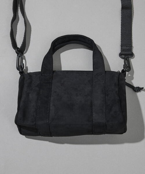 UMBRO(アンブロ)の「UMBRO/アンブロ SP BRUSHED BOSTON MINI BAG/別注 ブラッシュド ボストンミニバッグ(ショルダーバッグ・メンズ・ダークブラウン/ブラック・ONE SIZE)」の11枚目の写真