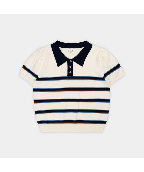 PIGMENT（ピグメント）の「3度段フードパーカーニット (TDSW260405)（ニット/セーター・レディース・ブラウン/アイボリー・FREE）」の2枚目の写真