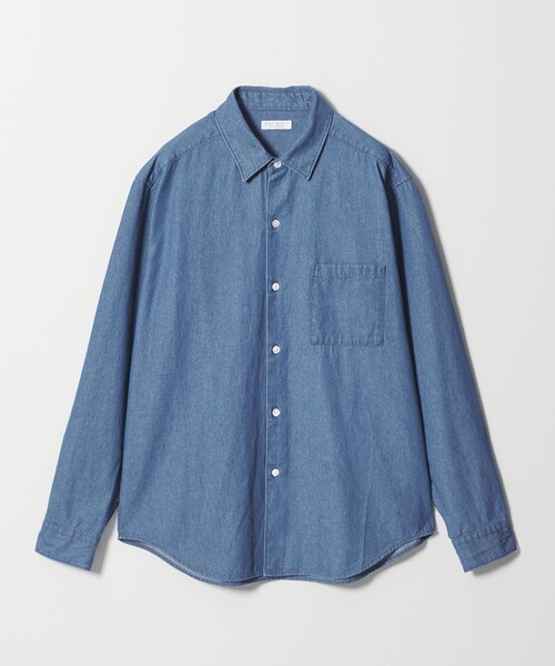 BEAUTY&YOUTH UNITED ARROWS(ビューティーアンドユースユナイテッドアローズ)の「【WEB限定 WARDROBE SMART】デニムシャツ(シャツ/ブラウス・メンズ・ネイビー/コバルトブルー・XL/L/M/S)」の17枚目の写真