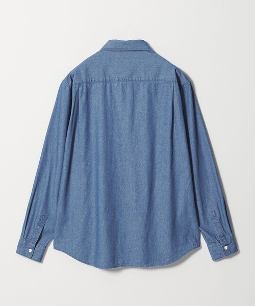 BEAUTY&YOUTH UNITED ARROWS(ビューティーアンドユースユナイテッドアローズ)の「【WEB限定 WARDROBE SMART】デニムシャツ(シャツ/ブラウス・メンズ・ネイビー/コバルトブルー・XL/L/M/S)」の18枚目の写真