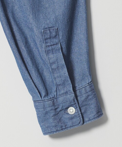 BEAUTY&YOUTH UNITED ARROWS(ビューティーアンドユースユナイテッドアローズ)の「【WEB限定 WARDROBE SMART】デニムシャツ(シャツ/ブラウス・メンズ・ネイビー/コバルトブルー・XL/L/M/S)」の20枚目の写真