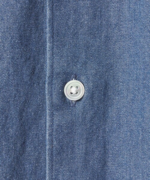 BEAUTY&YOUTH UNITED ARROWS(ビューティーアンドユースユナイテッドアローズ)の「【WEB限定 WARDROBE SMART】デニムシャツ(シャツ/ブラウス・メンズ・ネイビー/コバルトブルー・XL/L/M/S)」の21枚目の写真
