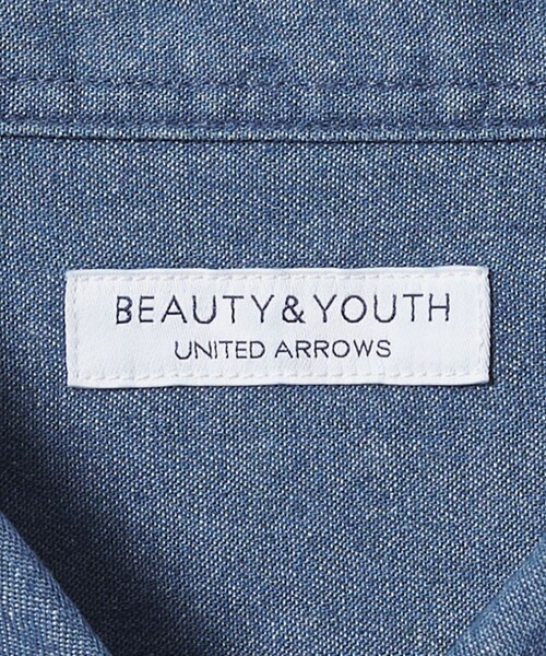 BEAUTY&YOUTH UNITED ARROWS(ビューティーアンドユースユナイテッドアローズ)の「【WEB限定 WARDROBE SMART】デニムシャツ(シャツ/ブラウス・メンズ・ネイビー/コバルトブルー・XL/L/M/S)」の22枚目の写真