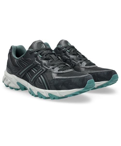 ASICS(アシックス)の「GEL-SONOMA TR62 / ゲルソノマ ティーアール62(スニーカー・メンズ・ブラック×グリーン・27/26.5/24.5/26/25/28.5/23.5/28/24/25.5/27.5/23)」の1枚目の写真
