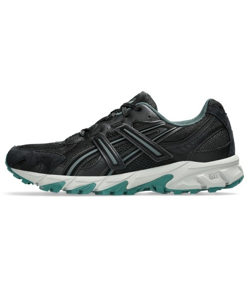 ASICS(アシックス)の「GEL-SONOMA TR62 / ゲルソノマ ティーアール62(スニーカー・メンズ・ブラック×グリーン・27/26.5/24.5/26/25/28.5/23.5/28/24/25.5/27.5/23)」の2枚目の写真
