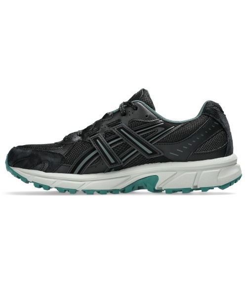 ASICS(アシックス)の「GEL-SONOMA TR62 / ゲルソノマ ティーアール62(スニーカー・メンズ・ブラック×グリーン・27/26.5/24.5/26/25/28.5/23.5/28/24/25.5/27.5/23)」の4枚目の写真