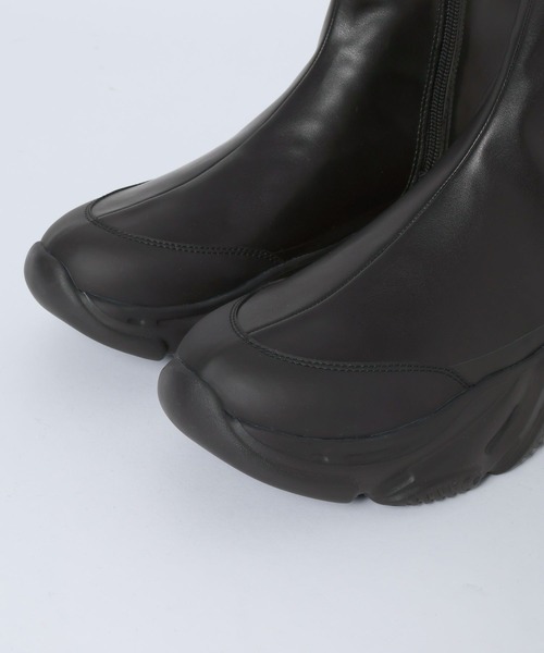 JEANASIS(ジーナシス)の「パーツソールストレッチスニーカーブーツ/1047051(ブーツ・レディース・グレー/ブラック・MEDIUM/LARGE)」の7枚目の写真