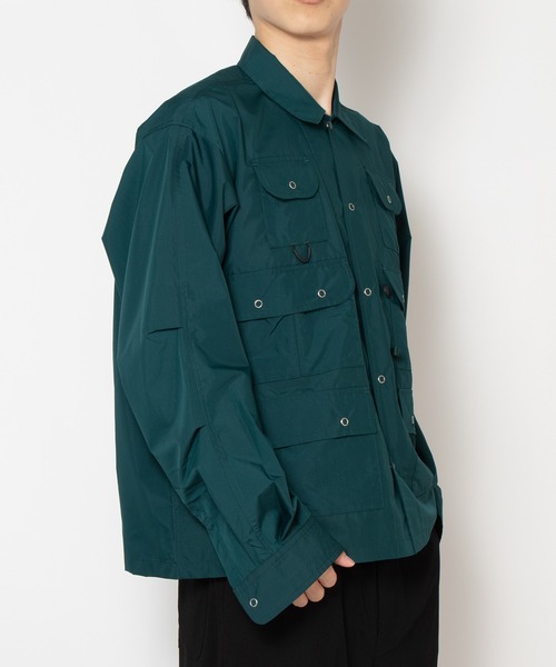 DAIWA PIER39（ダイワピア39）の「TECH MULTI FISHING POCKET SHIR BE-86026W（シャツ/ブラウス・メンズ・ネイビー/ライトグリーン・X-LARGE/SMALL/MEDIUM/LARGE）」の2枚目の写真
