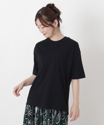 【ひんやり】汗じみ防止加工 5分袖プルオーバー