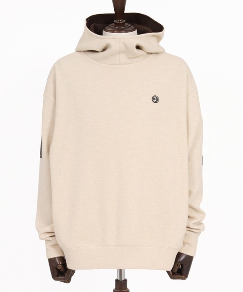 ANGENEHM(アンゲネーム)の「mpa4193-Wool-Blend Bonded Hooded Pullover プルオーバーパーカー(AG07-010acg)(パーカー・メンズ・グレー/ブラック/ライトベージュ・L/M/S)」の11枚目の写真