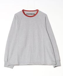 my beautiful landlet（マイビューティフルランドレット）の「【my beautiful landlet】 COTTON VELOUR RINGER L/S T-SHIRT（Tシャツ/カットソー）」