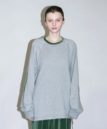 my beautiful landlet（マイビューティフルランドレット）の「【my beautiful landlet】 COTTON VELOUR RINGER L/S T-SHIRT（Tシャツ/カットソー）」