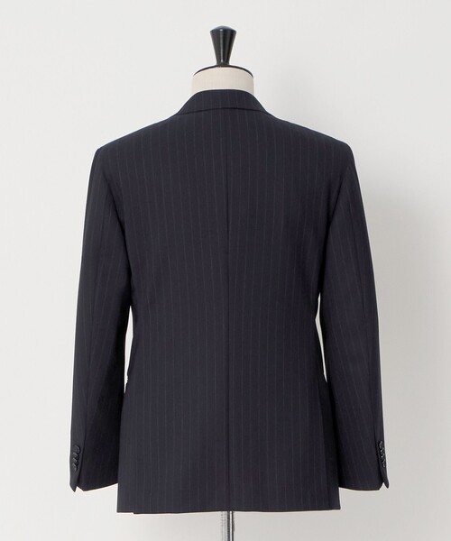 UNITED ARROWS(ユナイテッドアローズ)の「ネイビー ストライプ ダブル 6ボタン スーツ MCーMODEL ヨコストレッチ(セットアップ・メンズ・ネイビー・44/48/46)」の3枚目の写真
