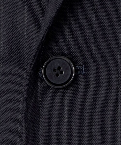 UNITED ARROWS(ユナイテッドアローズ)の「ネイビー ストライプ ダブル 6ボタン スーツ MCーMODEL ヨコストレッチ(セットアップ・メンズ・ネイビー・44/48/46)」の8枚目の写真