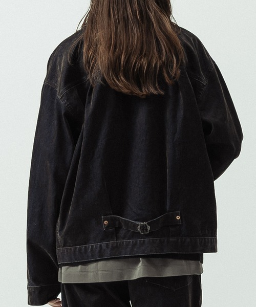 SLICK(スリック)の「【SLICK/スリック】Flock Denim 1st Type Trucker Jacket/フロックデニム 1stタイプトラッカージャケット(デニムジャケット・メンズ・インディゴブルー・1/3/2)」の12枚目の写真
