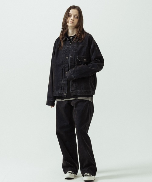 SLICK(スリック)の「【SLICK/スリック】Flock Denim 1st Type Trucker Jacket/フロックデニム 1stタイプトラッカージャケット(デニムジャケット・メンズ・インディゴブルー・1/3/2)」の15枚目の写真