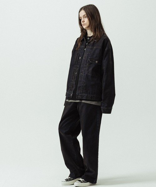 SLICK(スリック)の「【SLICK/スリック】Flock Denim 1st Type Trucker Jacket/フロックデニム 1stタイプトラッカージャケット(デニムジャケット・メンズ・インディゴブルー・1/3/2)」の16枚目の写真