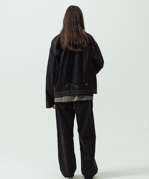 SLICK(スリック)の「【SLICK/スリック】Flock Denim 1st Type Trucker Jacket/フロックデニム 1stタイプトラッカージャケット(デニムジャケット・メンズ・インディゴブルー・1/3/2)」の20枚目の写真