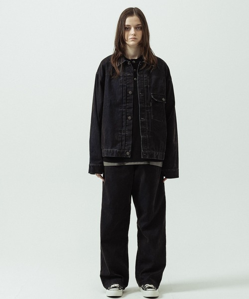 SLICK(スリック)の「【SLICK/スリック】Flock Denim 1st Type Trucker Jacket/フロックデニム 1stタイプトラッカージャケット(デニムジャケット・メンズ・インディゴブルー・1/3/2)」の21枚目の写真