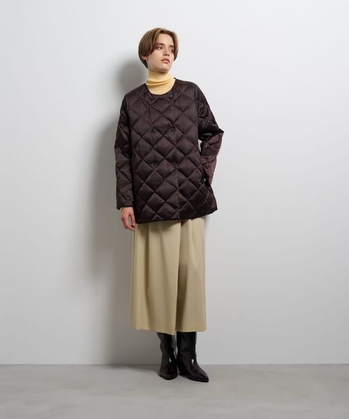 LANVIN en Bleu(ランバンオンブルー)の「TAION×LIMONTA East リバーシブルミドルコート(その他アウター・レディース・ブラウン/オフホワイト/ブラック・36/38)」の16枚目の写真