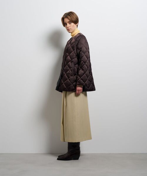 LANVIN en Bleu(ランバンオンブルー)の「TAION×LIMONTA East リバーシブルミドルコート(その他アウター・レディース・ブラウン/オフホワイト/ブラック・36/38)」の17枚目の写真