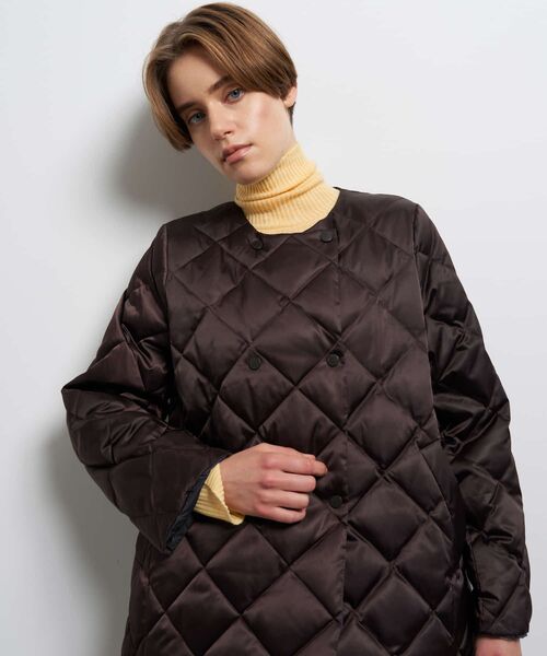 LANVIN en Bleu(ランバンオンブルー)の「TAION×LIMONTA East リバーシブルミドルコート(その他アウター・レディース・ブラウン/オフホワイト/ブラック・36/38)」の22枚目の写真