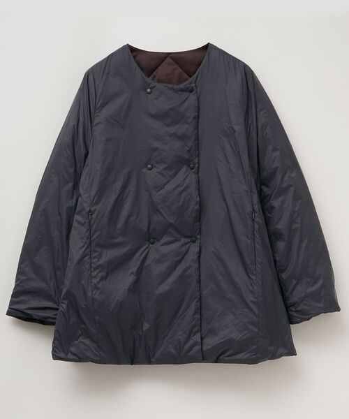 LANVIN en Bleu(ランバンオンブルー)の「TAION×LIMONTA East リバーシブルミドルコート(その他アウター・レディース・ブラウン/オフホワイト/ブラック・36/38)」の7枚目の写真