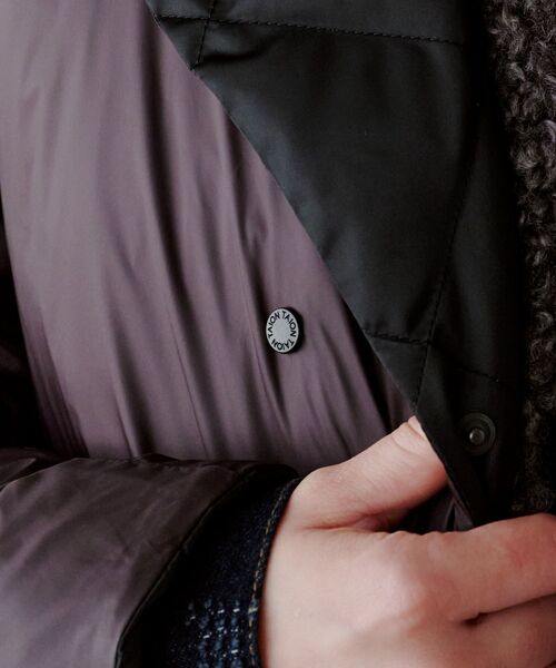 LANVIN en Bleu(ランバンオンブルー)の「TAION×LIMONTA East リバーシブルミドルコート(その他アウター・レディース・ブラウン/オフホワイト/ブラック・36/38)」の9枚目の写真