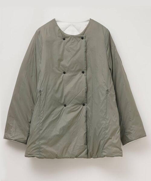 LANVIN en Bleu(ランバンオンブルー)の「TAION×LIMONTA East リバーシブルミドルコート(その他アウター・レディース・ブラウン/オフホワイト/ブラック・36/38)」の11枚目の写真